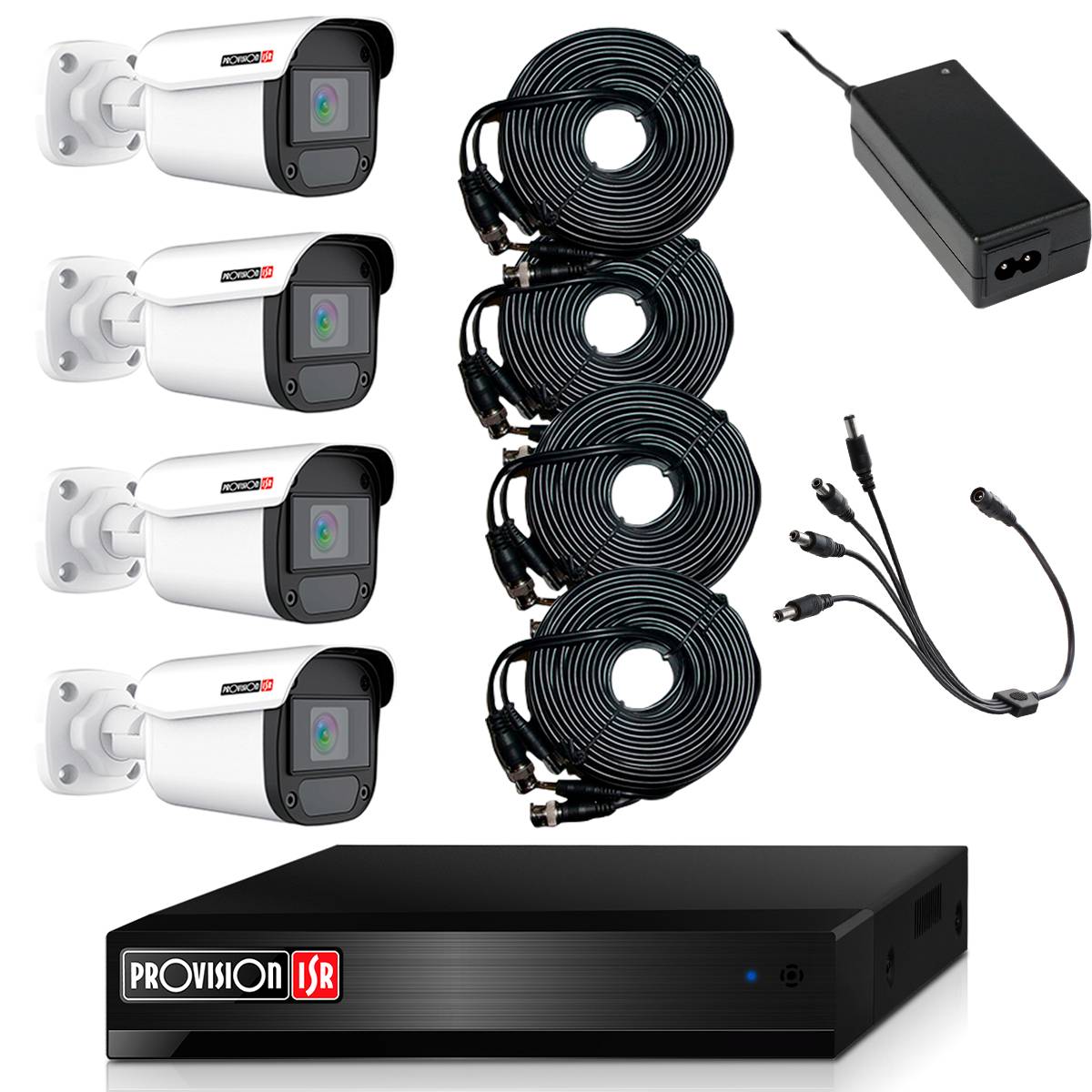 Kit de Videovigilancia PROVISION-ISR PAK4LIGHTCC2MP-28